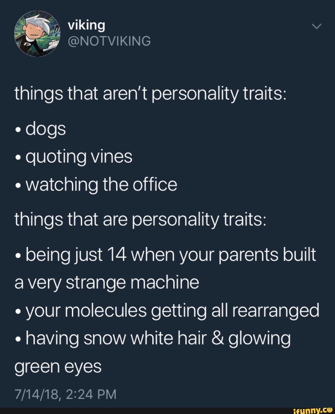 Things That Aren T Personality Traits Odogs Quoting Vines
