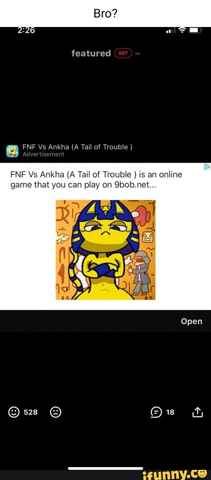 Bro? Featured FNF Vs Ankha (A Tail Of Trouble ) FNF Vs Ankha (A Tail Of ...