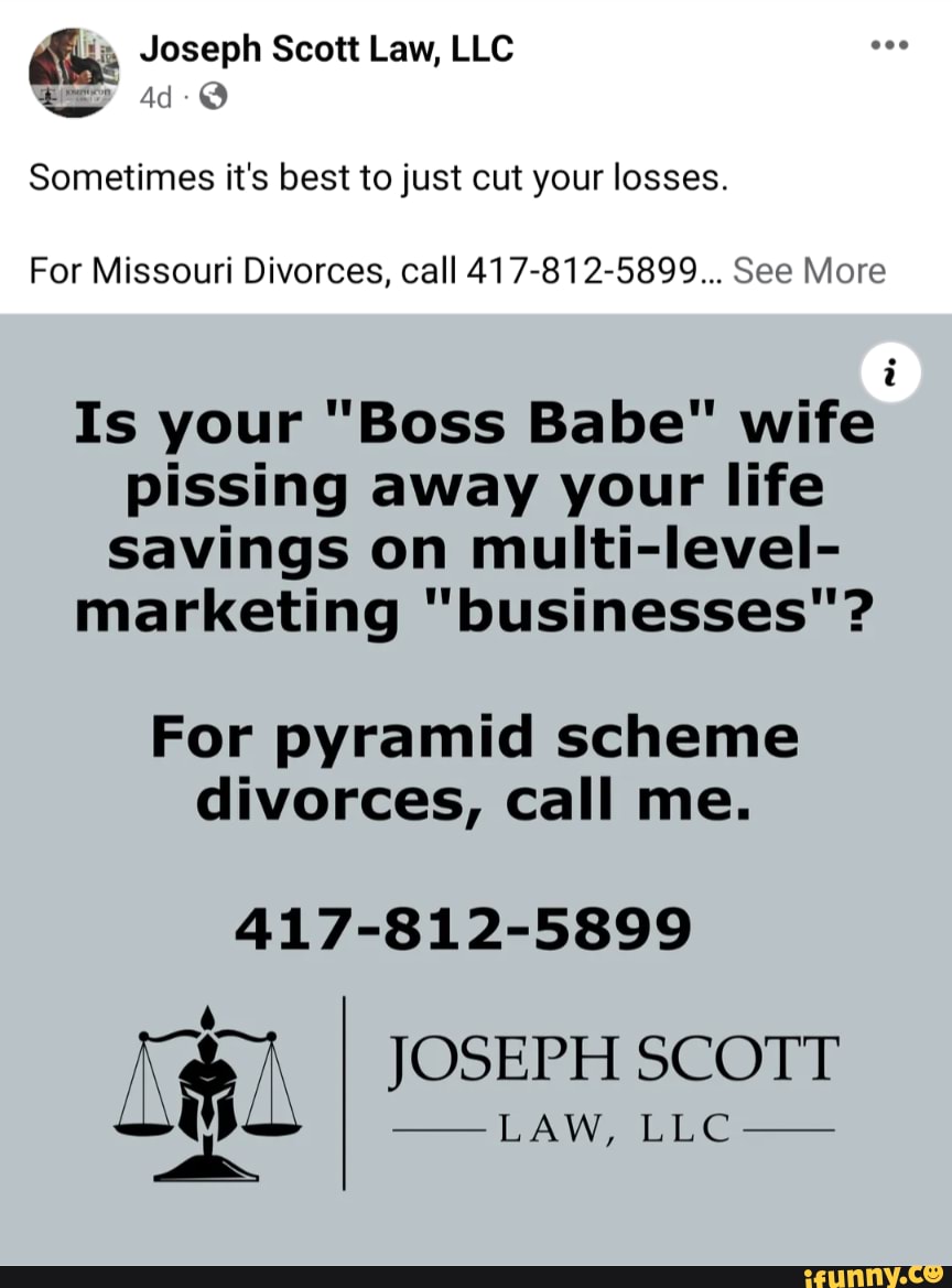 Joseph Scott Law, LLC Sometimes its