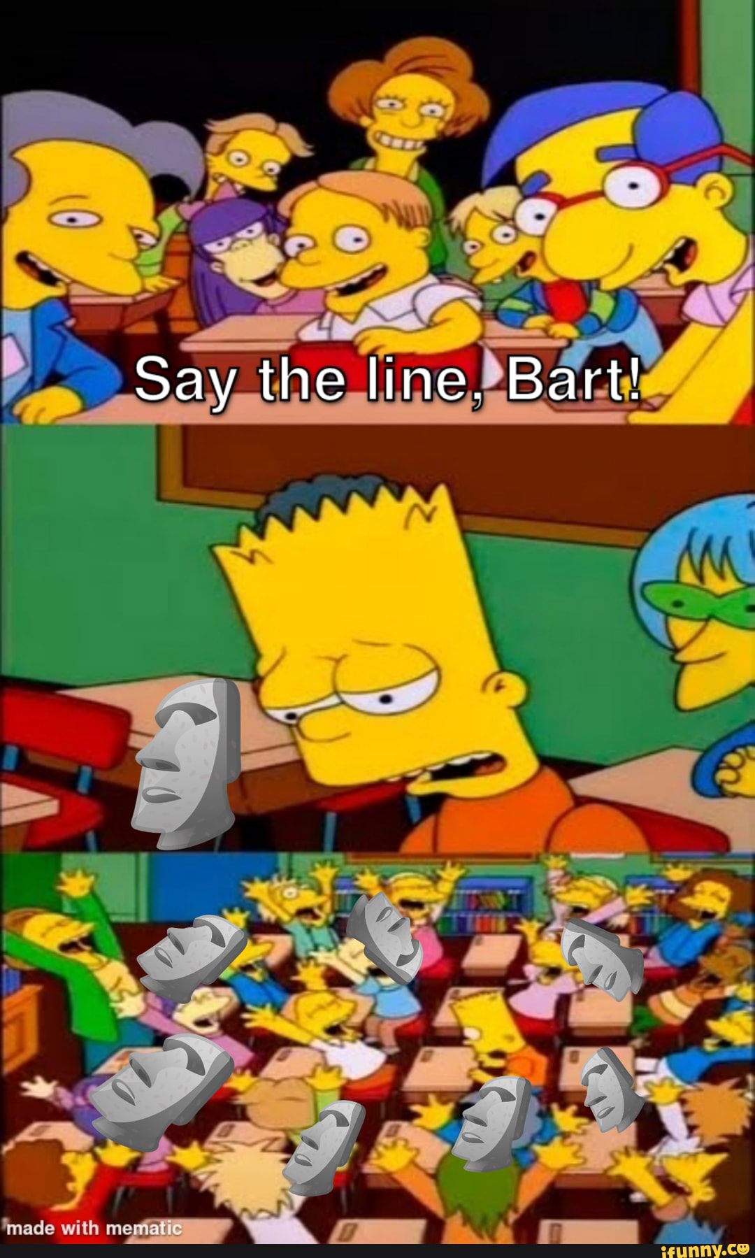 Say the line. Bart! iFunny