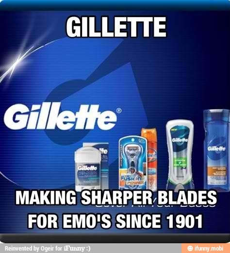 GILLETTE
MAKING
a
FOR EMO!S SINCE 1901