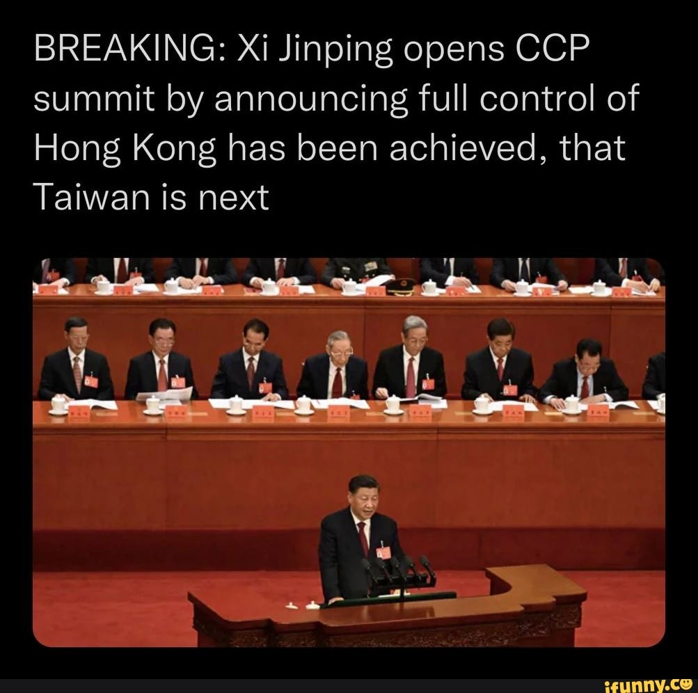 BREAKING Xi Jinping opens CCP summit by announcing full control of