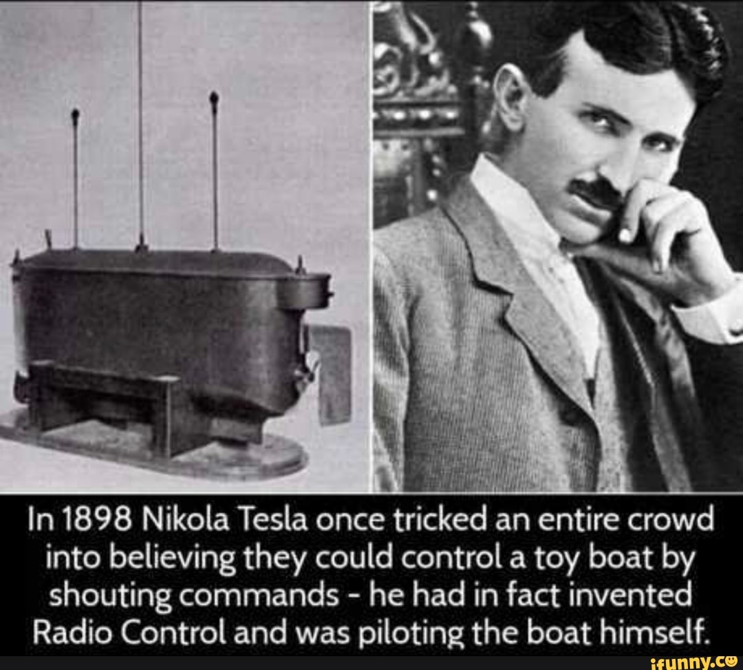 nikola tesla remote control boat