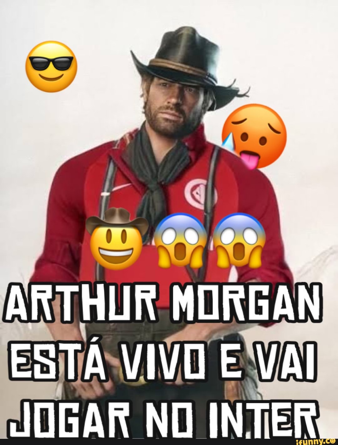 ARTHUR MORGAN ESTÁ VIVO E VAI JOEAR NO INTER