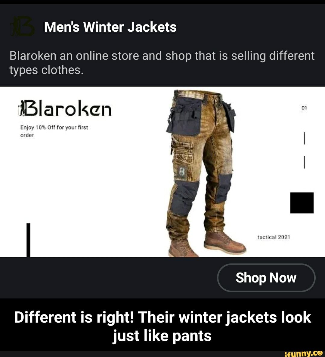 Men's Winter Jackets Blaroken an online store and shop that is selling ...
