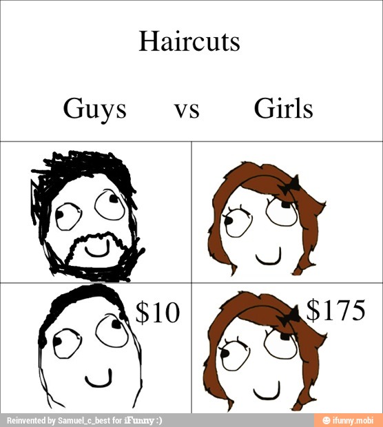 Haircuts
vs Girls