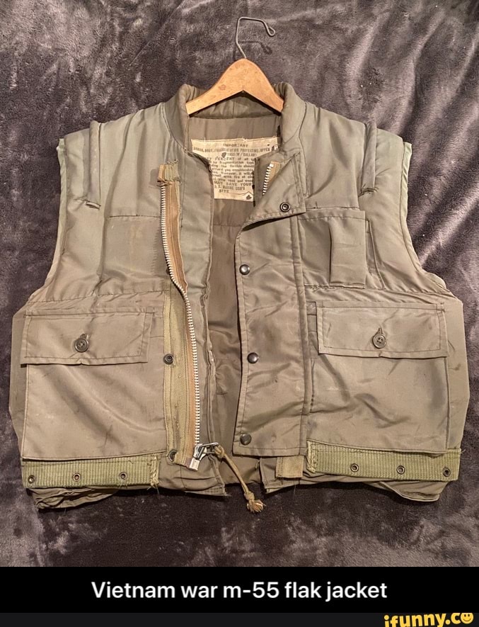 55 flak jacket 2 - Vietnam war m-55 flak jacket