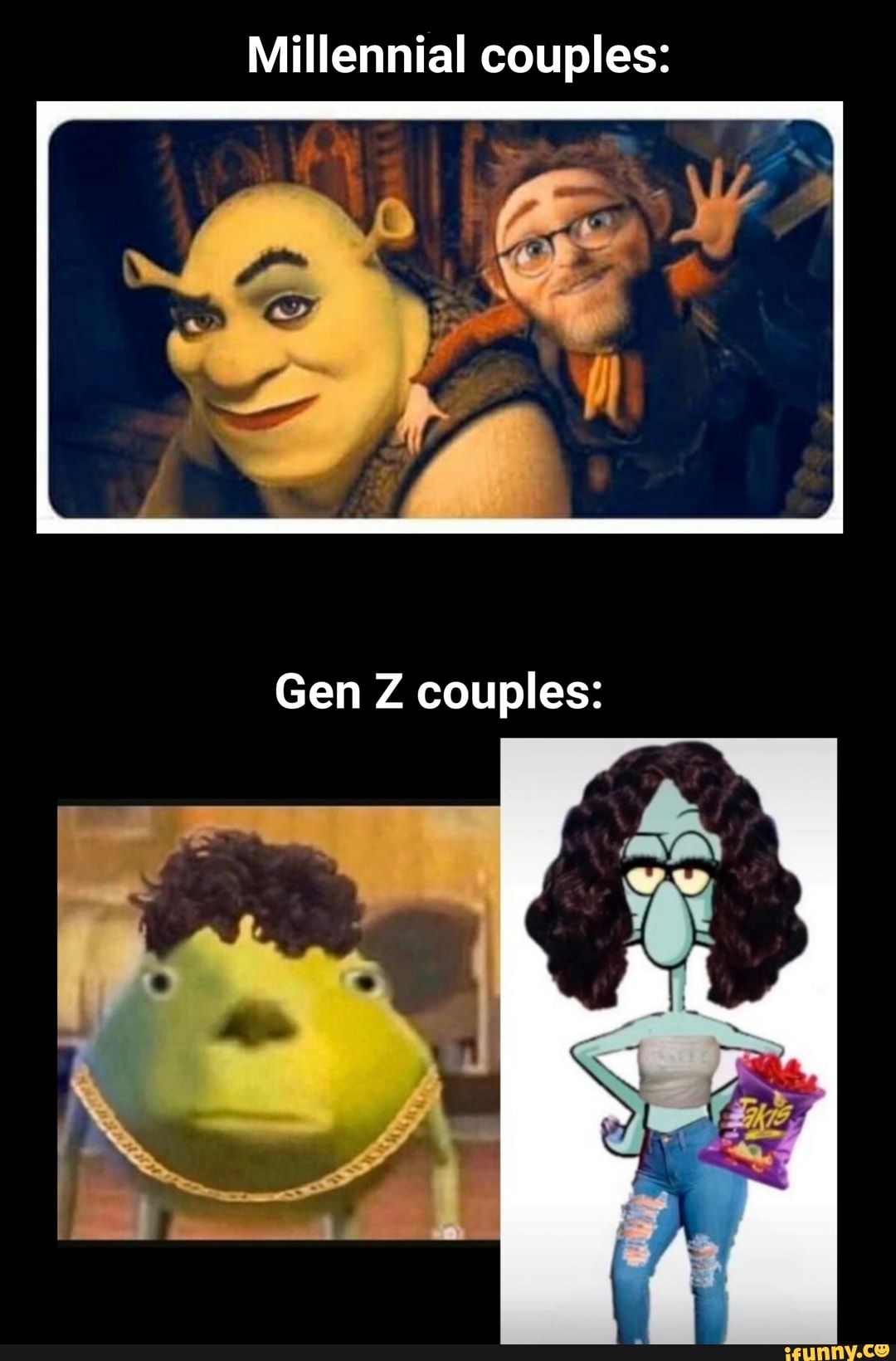 Millennial couples:
Gen Z couples: