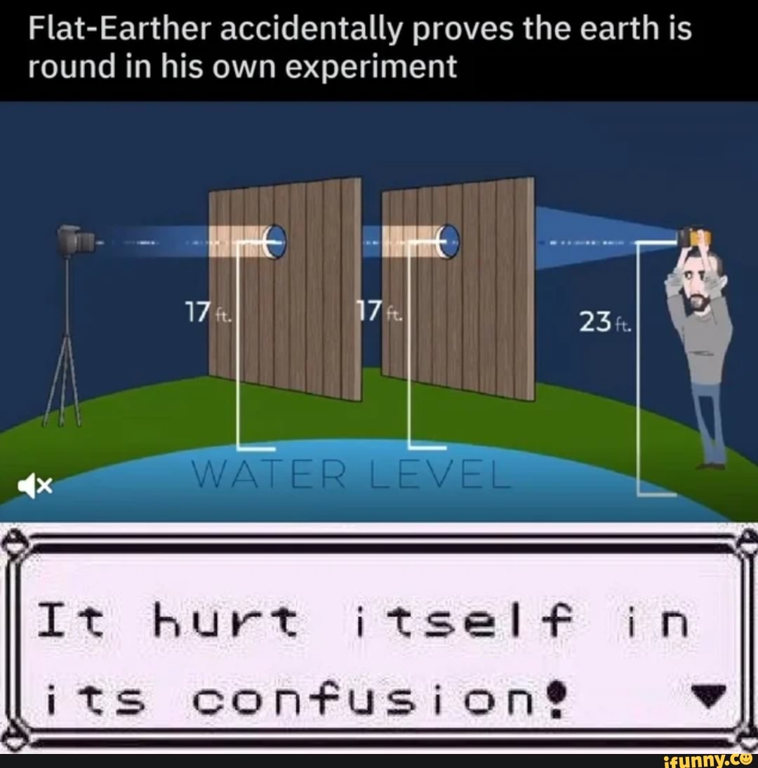 design an experiment to test if the earth is round or flat