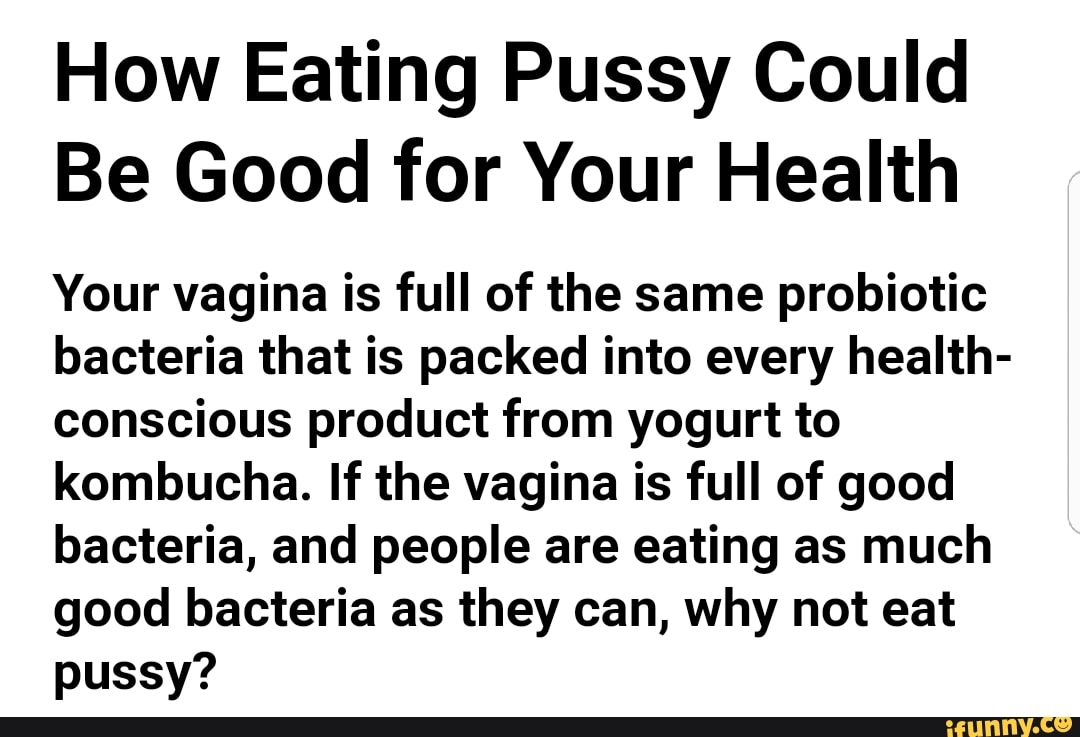 Eating pussy qoute