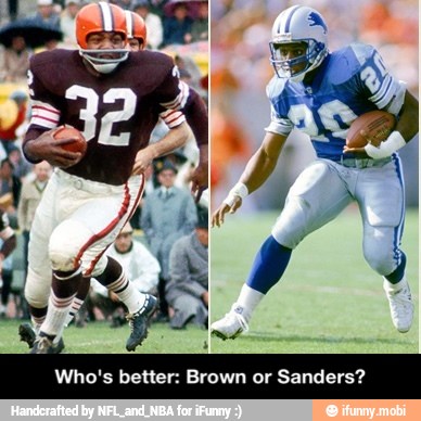 Who's better: Brown or Sanders? - Who's better: Brown or Sanders?