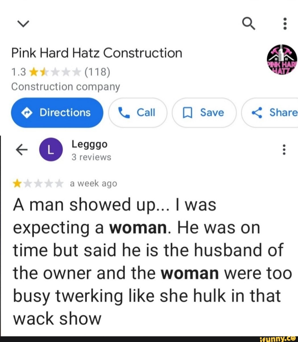 Pink Hard Hatz Construction (118) Construction company Legggo Call Save