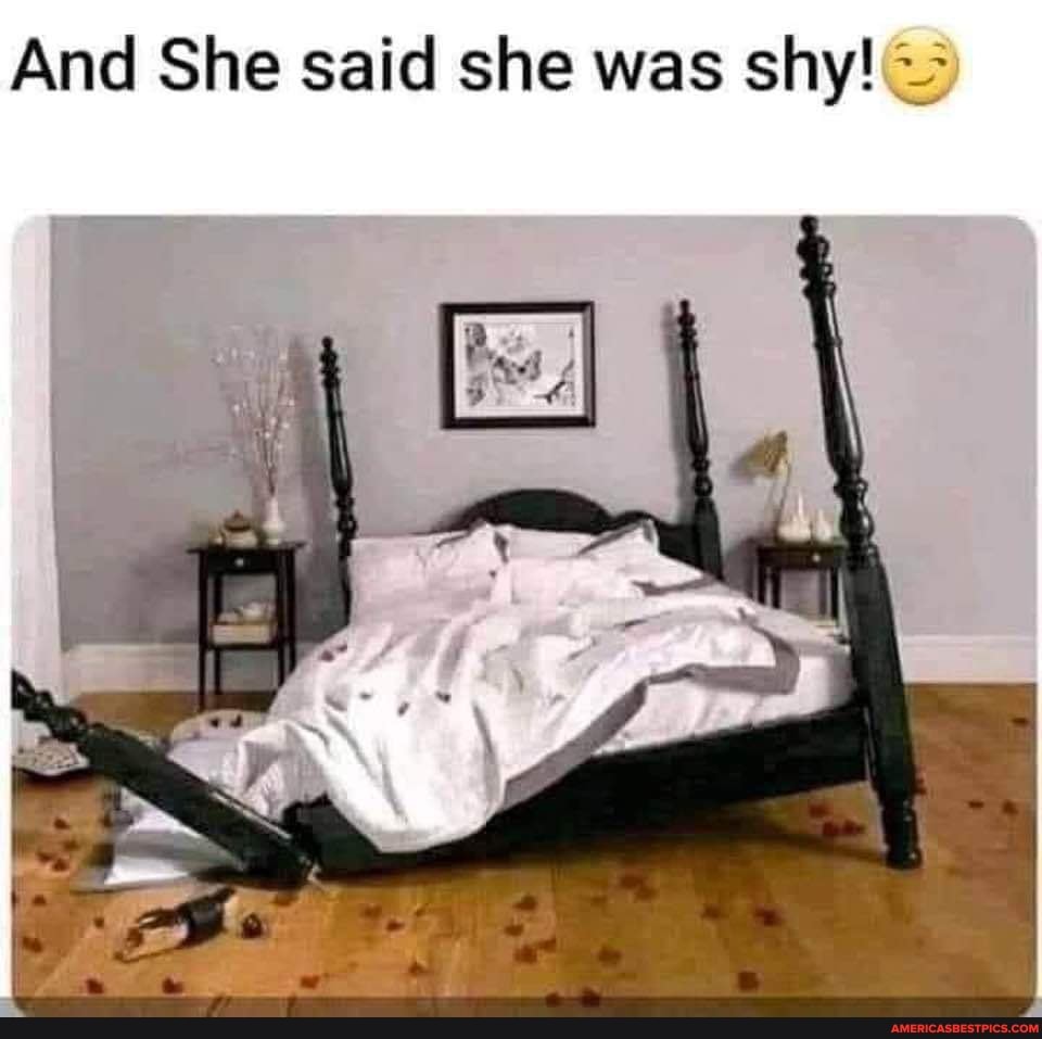 And She said she was shy!