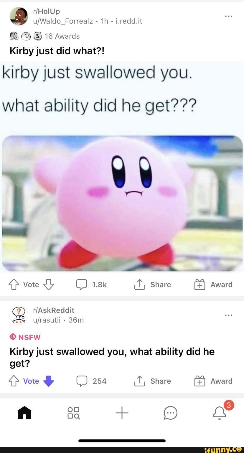 There is no meme. Kirby cup. : r/Kirby