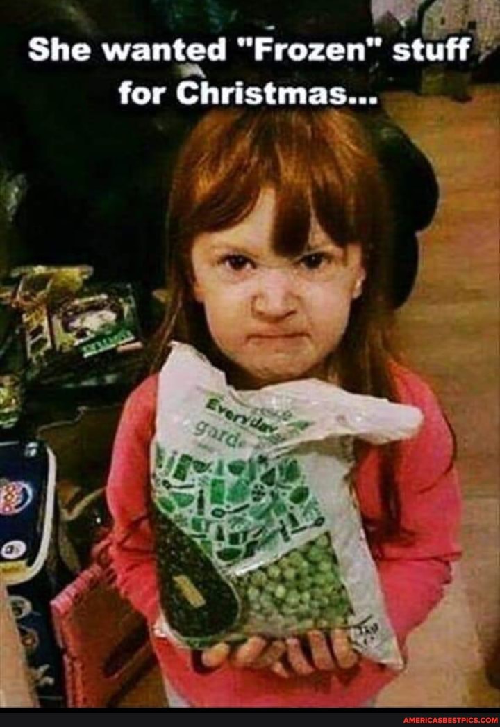 She wanted "Frozen" stuff
for Christmas...