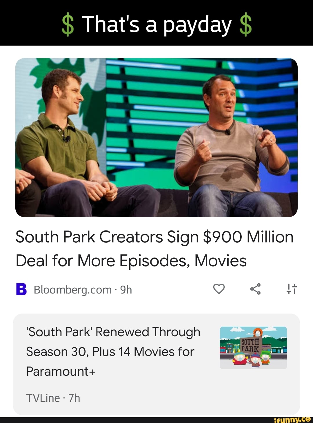 South Park Creators Sign $900 Million Deal for More Episodes