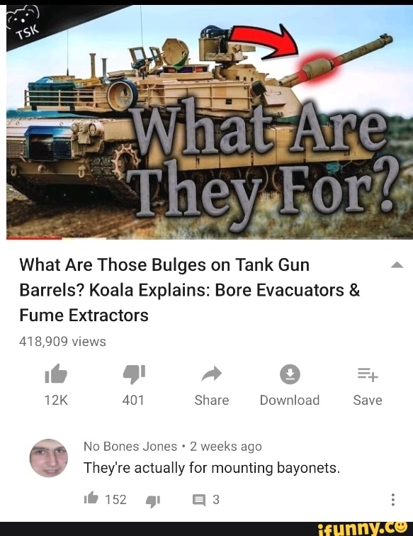 What Are Those Bulges on Tank Gun a Barrels? Koala Explains Bore