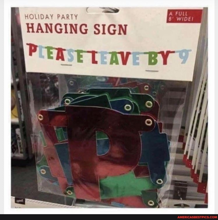 HANGING SIGN PER ET aV BY