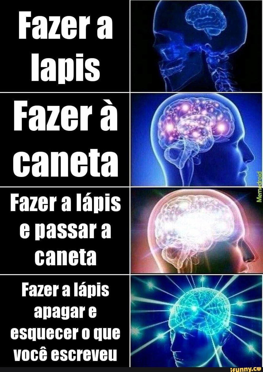 Fazer a lápis
6 Nassar à
caneta
Fazer a lápis
apagar 6