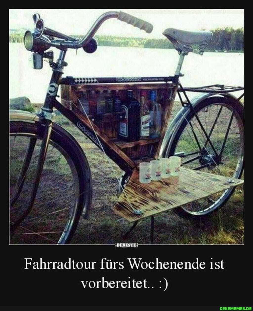 Fahrradtour fürs Wochenende ist vorbereitet..