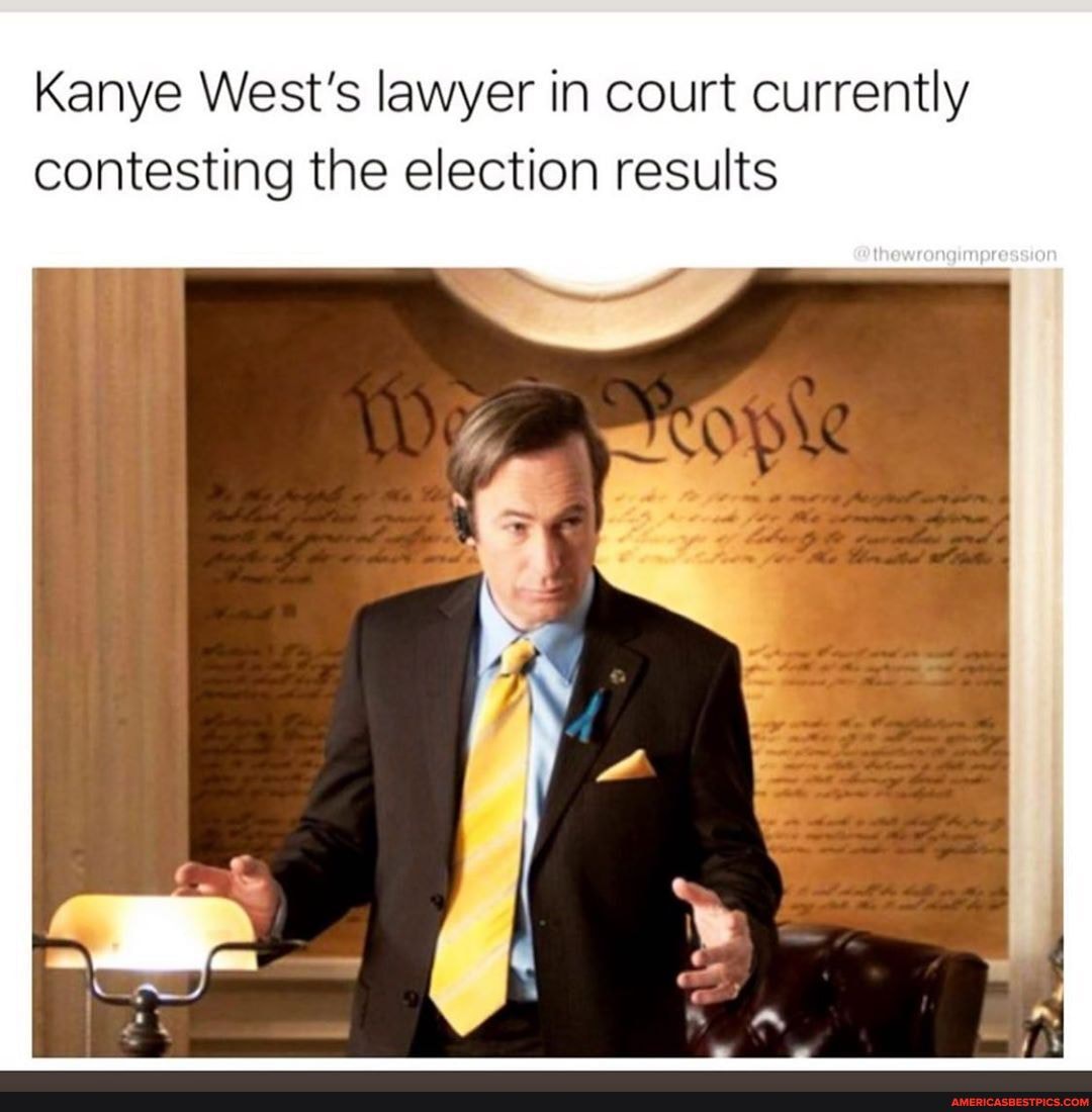 Kanye West's lawyer in court currently contesting the election results