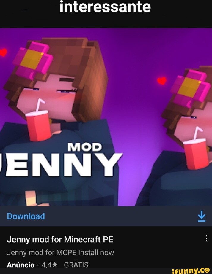 Interessante ENNY Download Jenny mod for Minecraft PE Jenny mod for ...