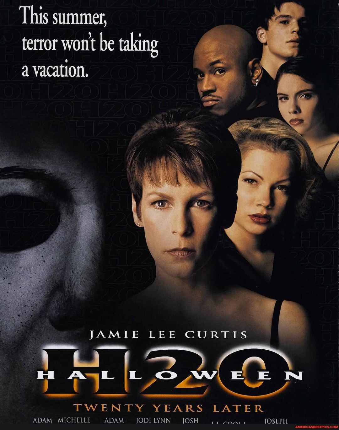 This summer, terror wont be taking
a vacation.
JAMIE LEE CURTIS
Low fr N
TWENTY YEARS LATER