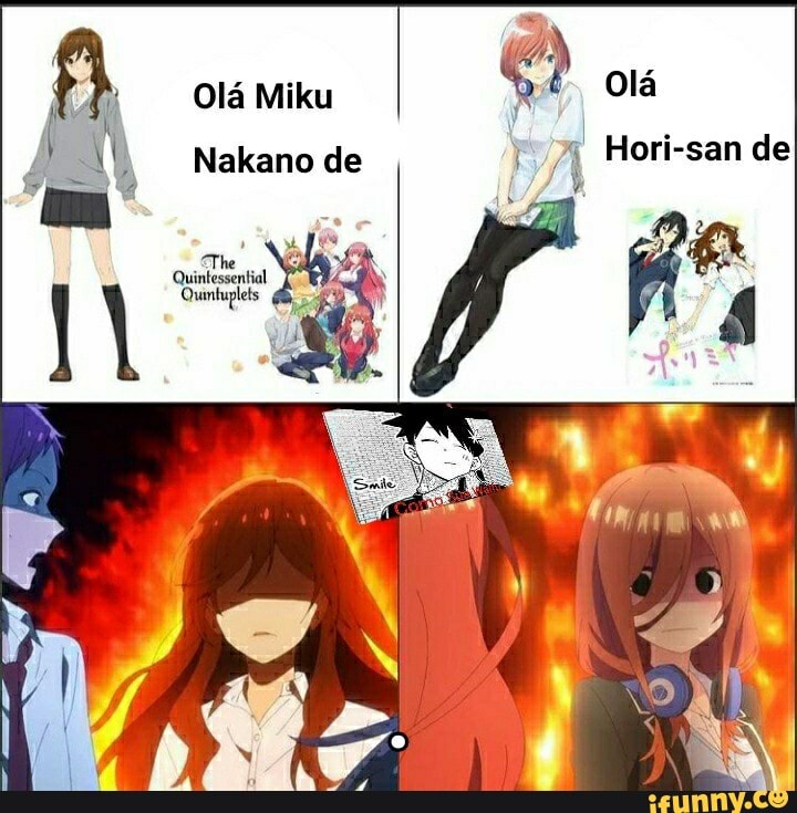Olá Miku Olá
Nakano de ' Hori-san de
ad