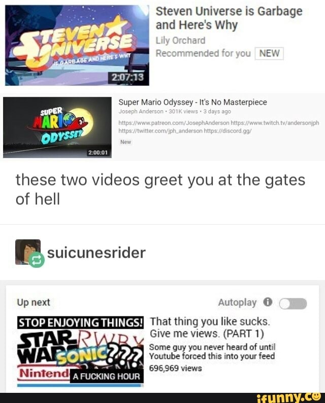 Steven Universe Is Garbage And Here's Why Steven Universe is Garbage and Here's Why these two videos greet you at