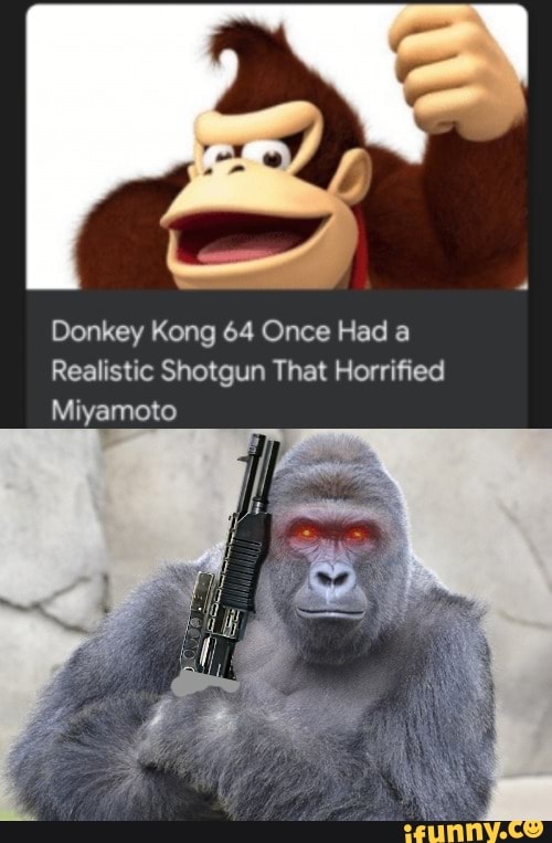 Donkey Kong 64 Once Had a Realistic Shotgun That Horrified Miyamoto ...