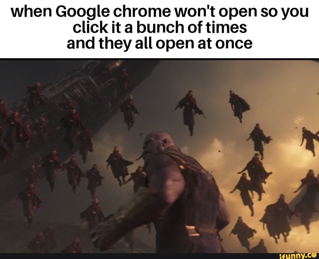 google xhrome wont open