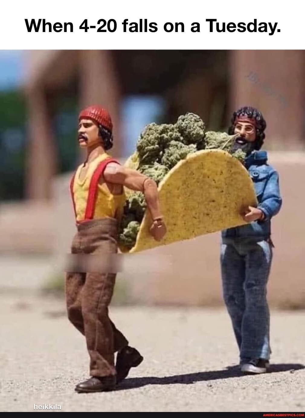 When 4-20 falls on a Tuesday.