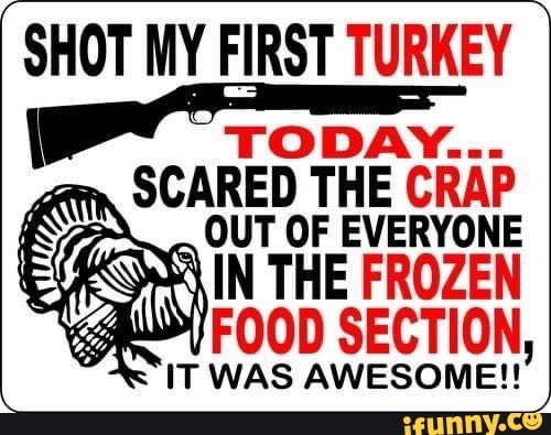 Shot my first turkey oday... 