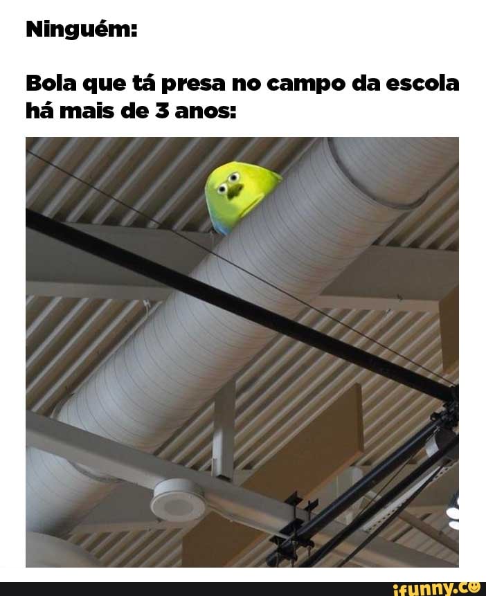 Bola que tá presa no campo da escola
há mais de 3 anos: