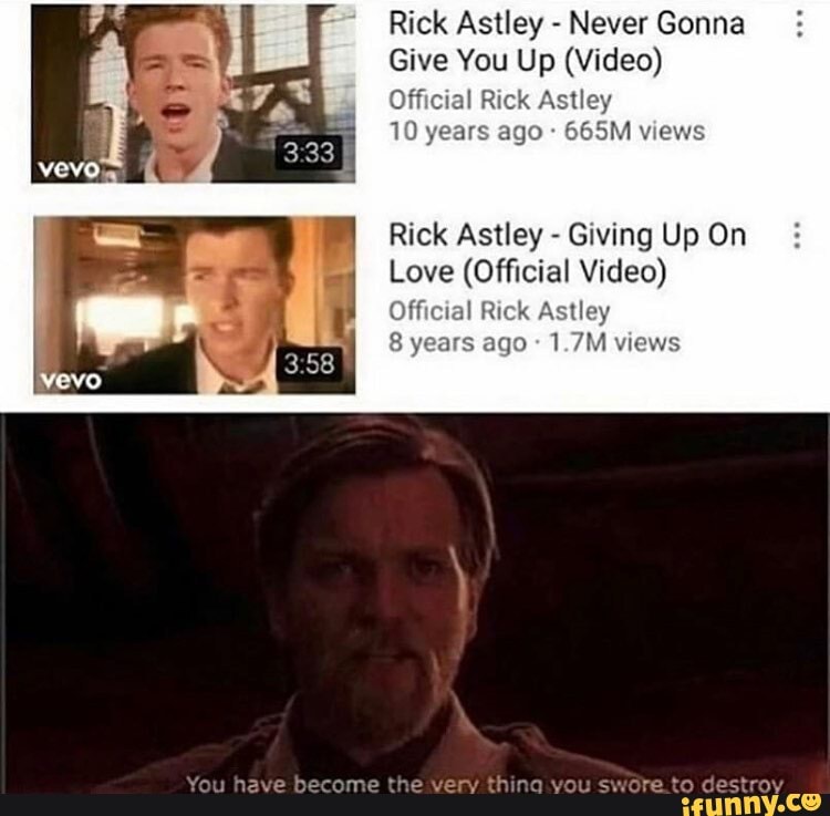 Rick Astley Never Gonna Give You Up Video Rick Astley Giving Up On Love Official Video 3936