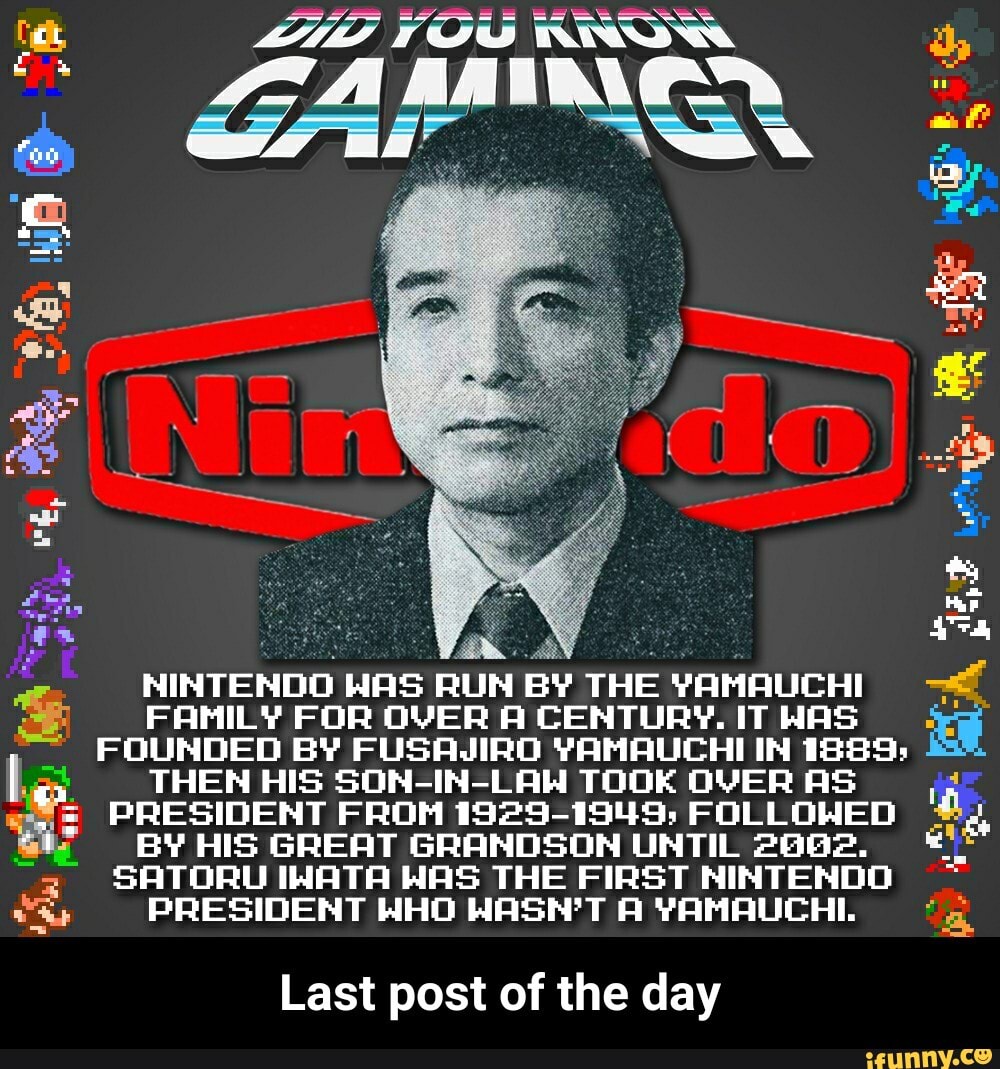 fusajiro yamauchi founder of nintendo