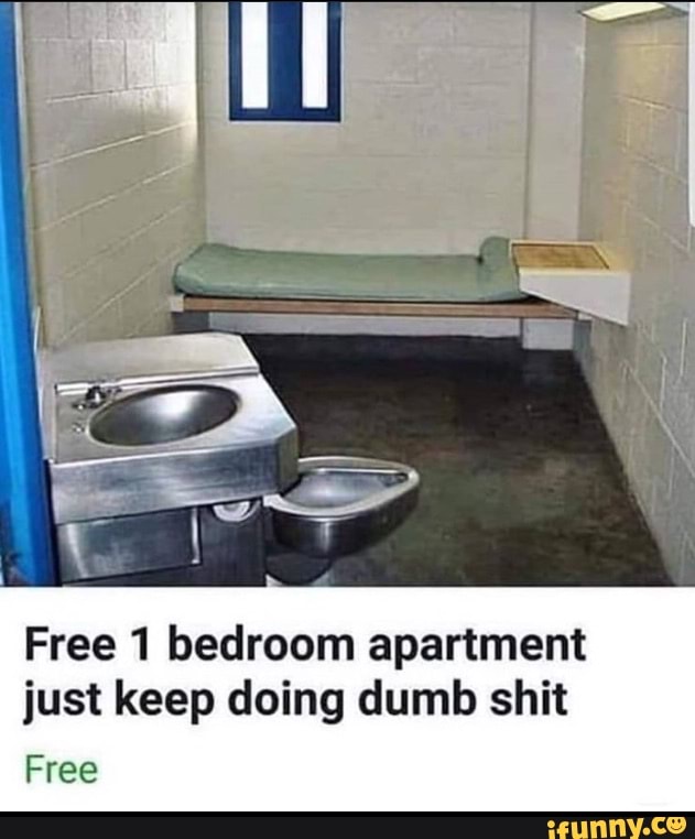 Free 1 bedroom apartment
just keep doing dumb shit
Free