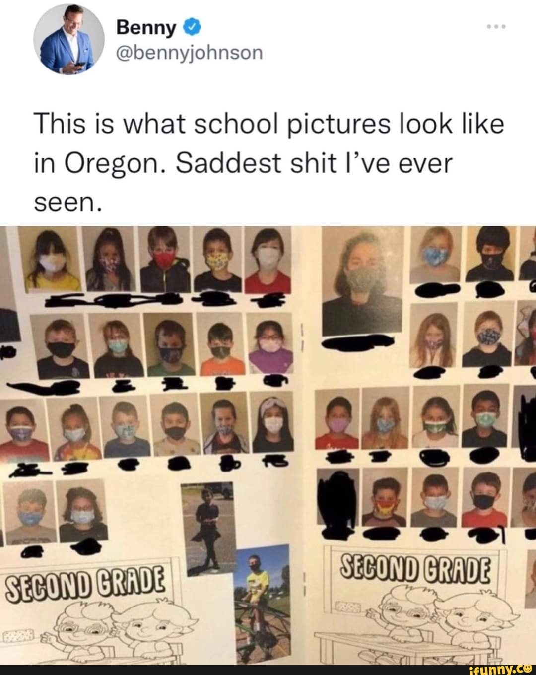 Benny @bennyjohnson This is what school pictures look like in Oregon ...