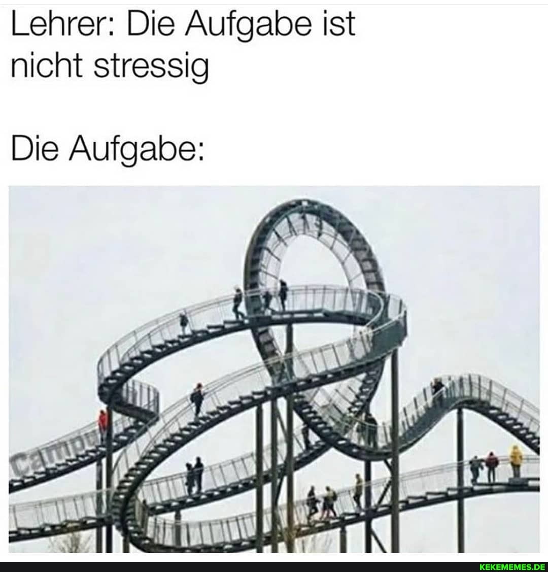 Lehrer: Die Aufgabe ist nicht stressig
Die Aufgabe:
II _