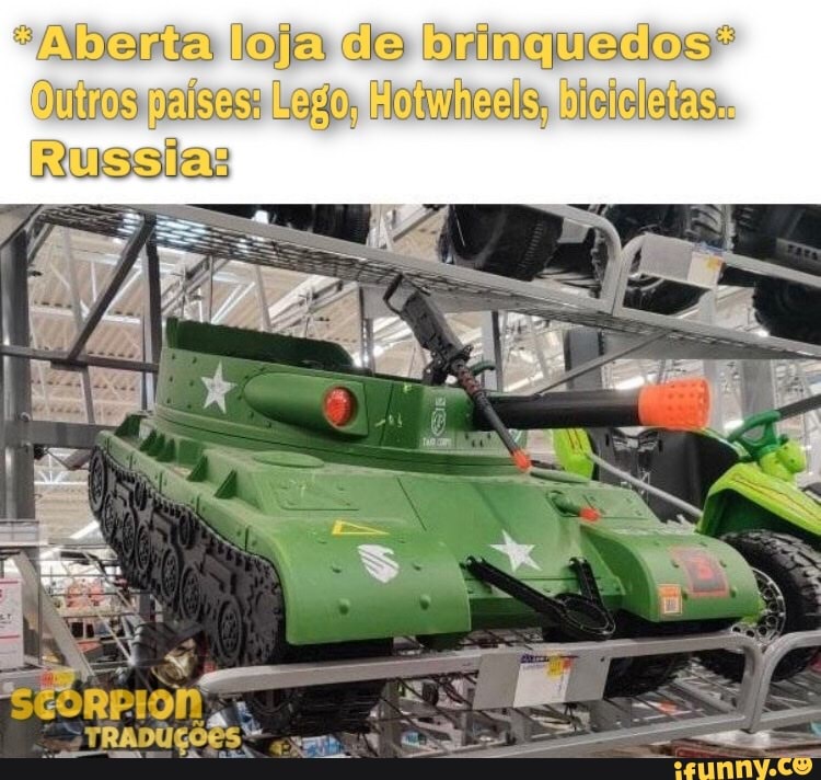 "aberta loja de brinquedos" países Lego,
Russas