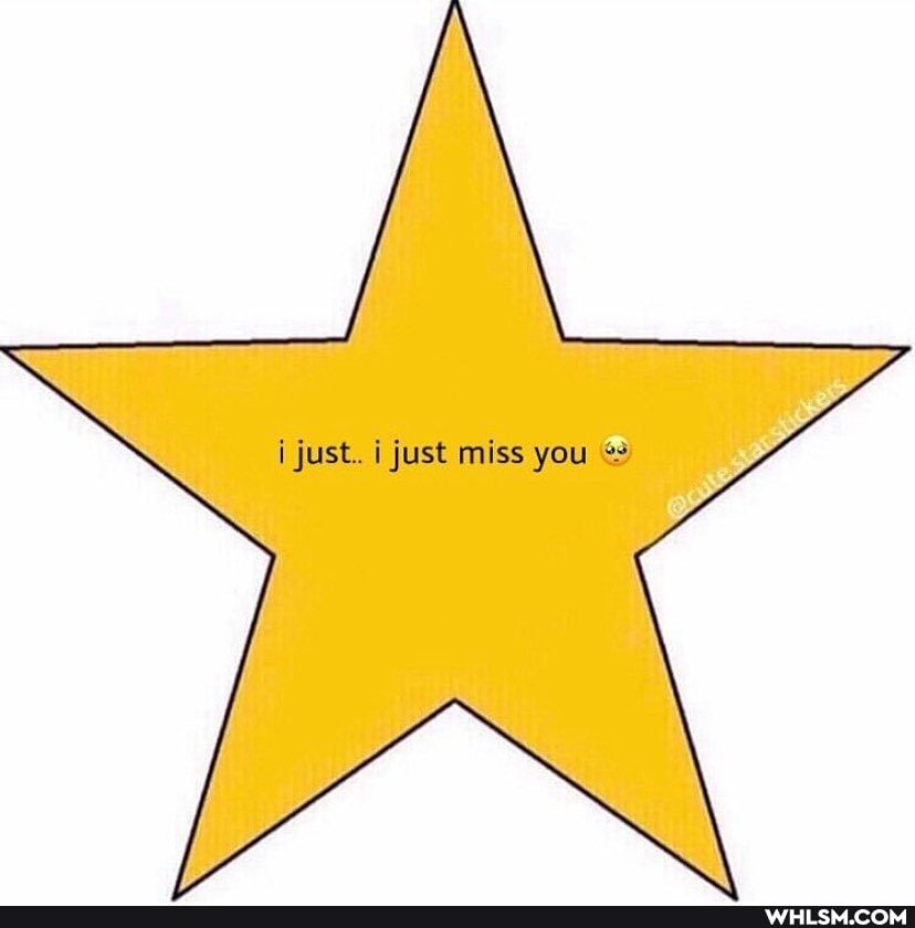 just.. i just miss you