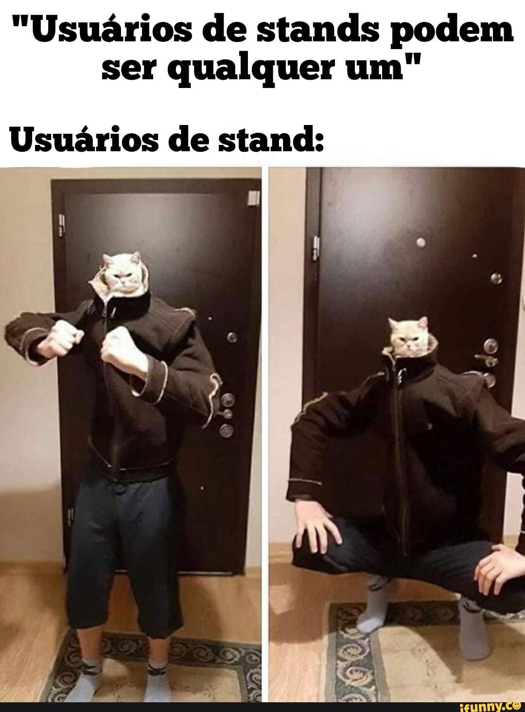 "Usuários de stands podem ser qualquer um"
Usuários de stand: