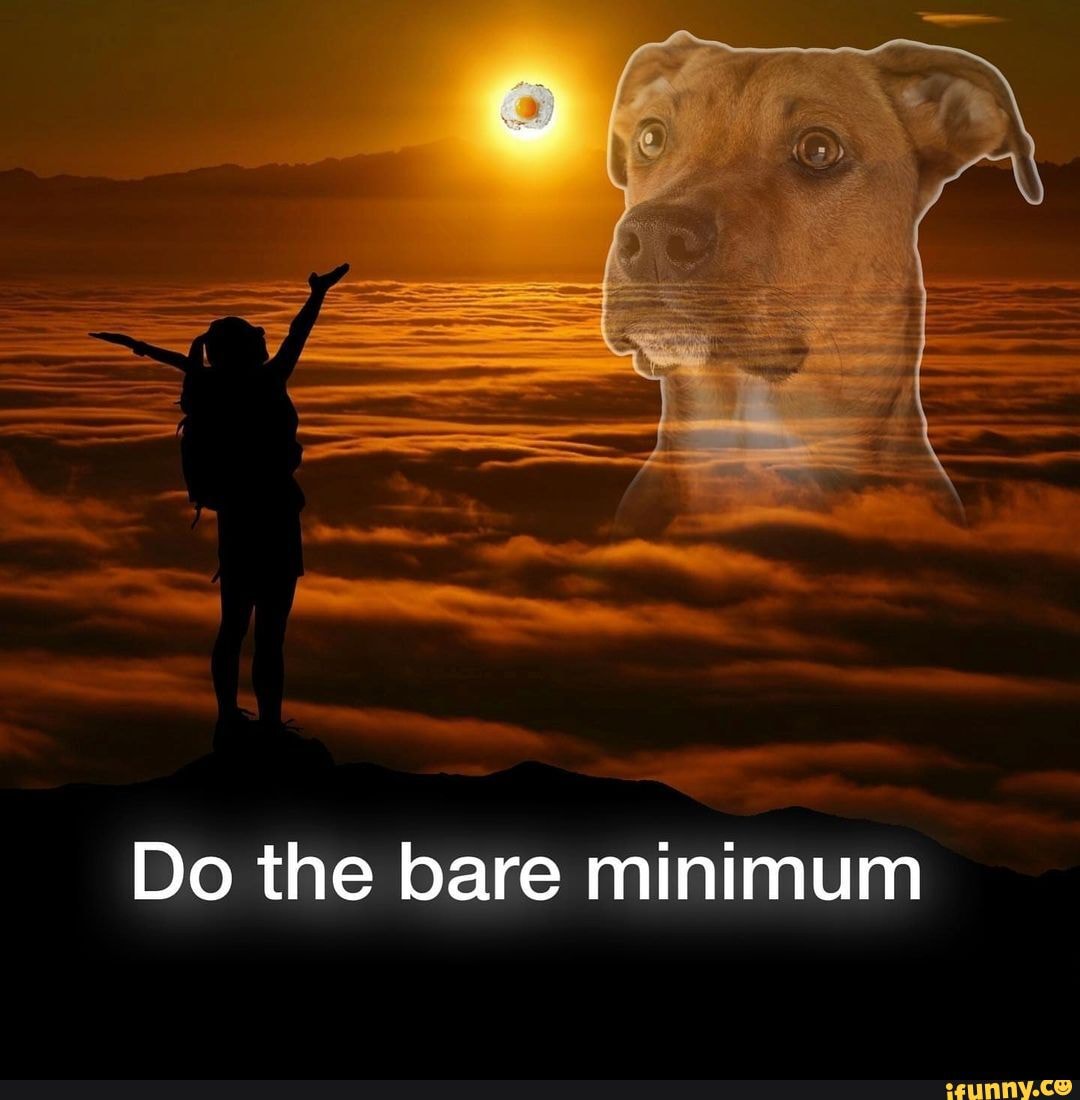 do-the-bare-minimum-ifunny