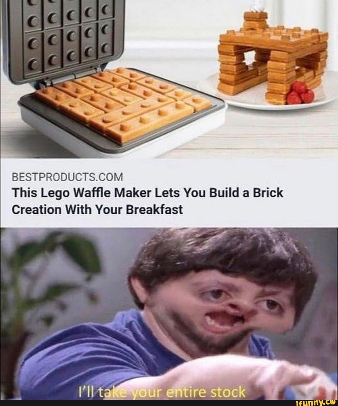 This Lego Waffle Maker Lets You Build a Brick Creation