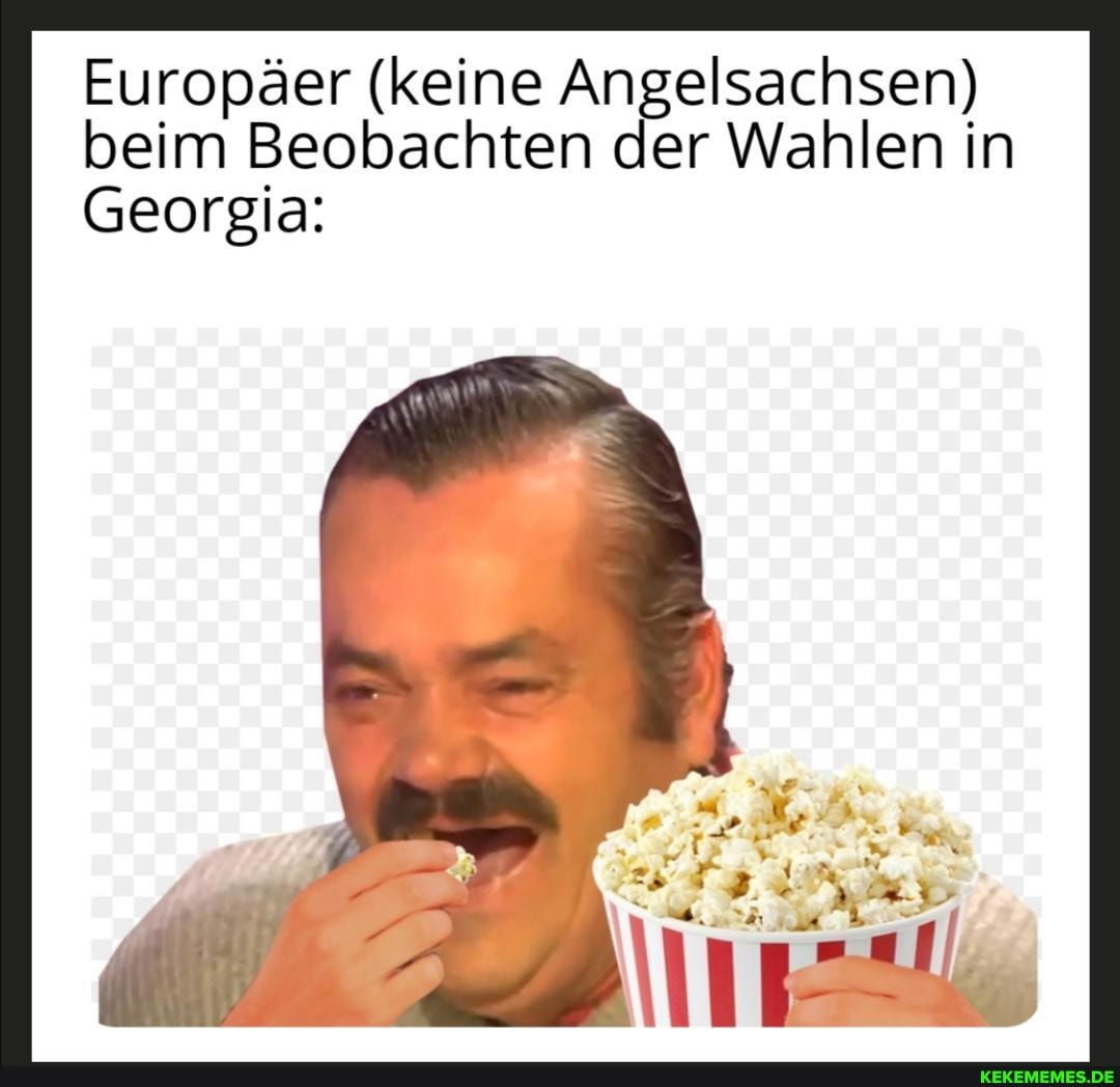Europäer (keine Angelsachsen) beim Beobachten der Wahlen in
Georgia: