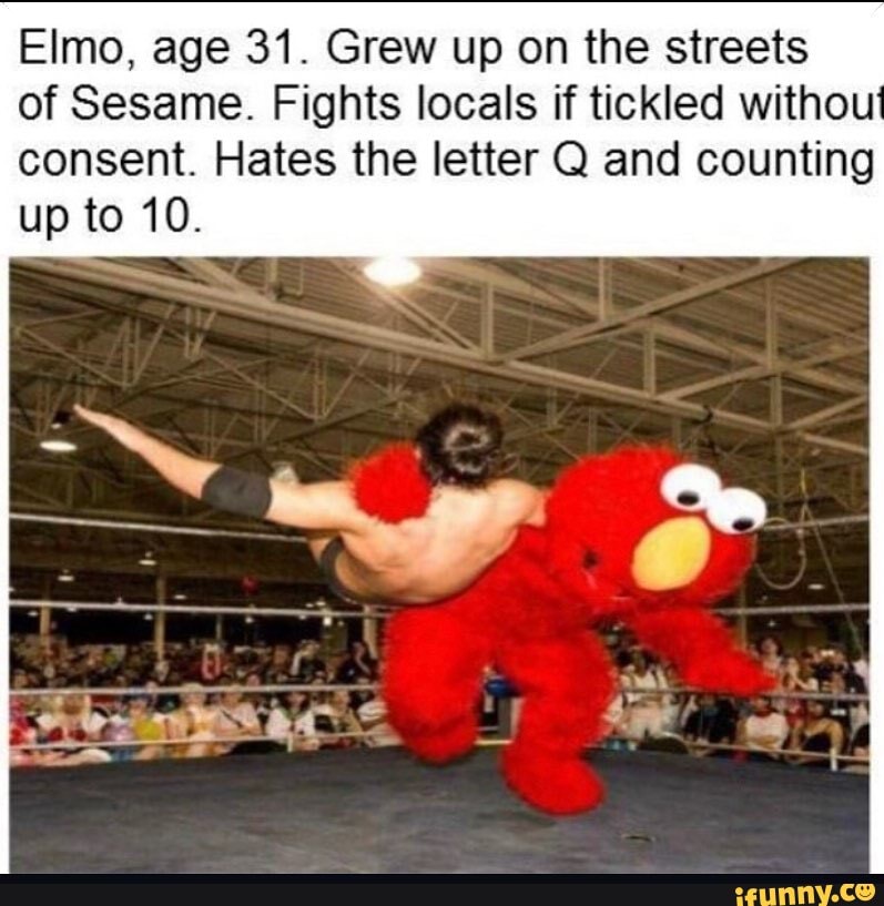 tickle me elmo fights