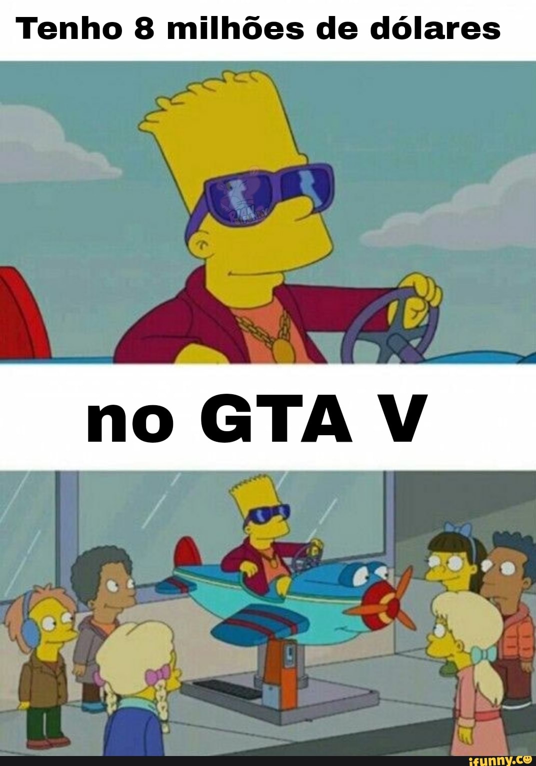 Tenho 8 milhões de dólares