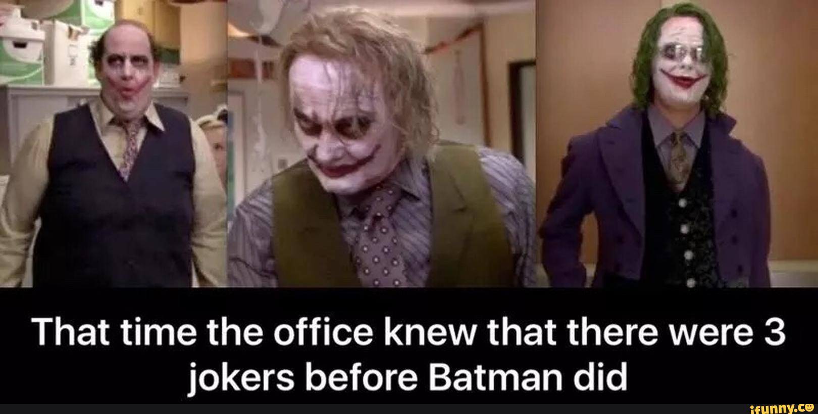 Dwight schrute as the joker