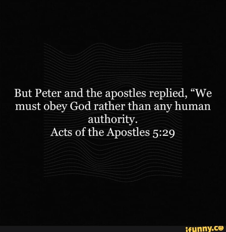 But Peter and the apostles replied, 