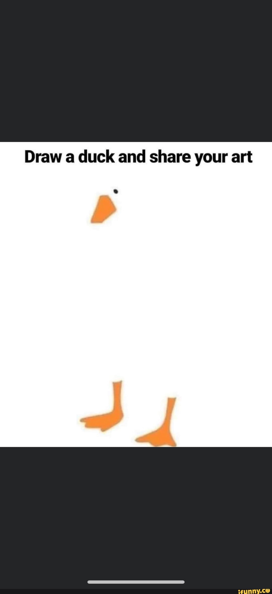 Draw a duck and share your art iFunny